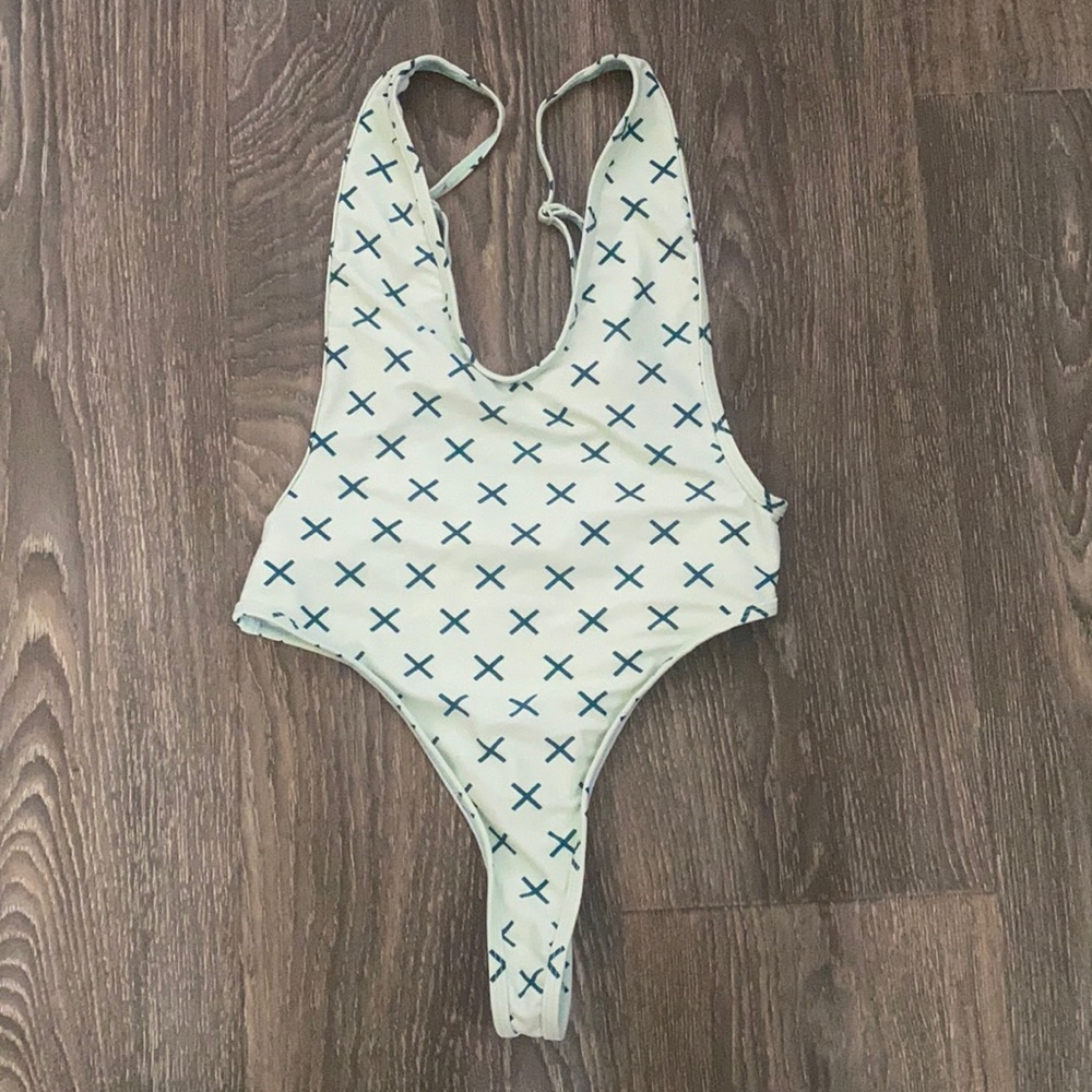 BOUTINE LA LOGO PRINT RETRO ONE PIECE SMALL
